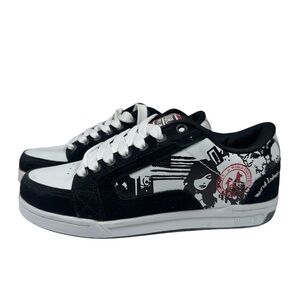 World Industries Chunky Skate Shoes Mens 10 Vintage Y2K Black White